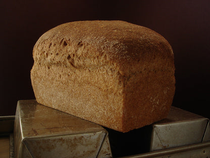 2 loaves - SHIPPED to you!  100% Stone Milled Honey Whole Wheat, sliced
